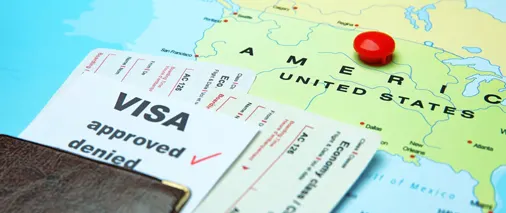 Approval of Visa and subsequently flying to the USA
