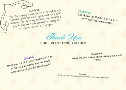 Client testimonial